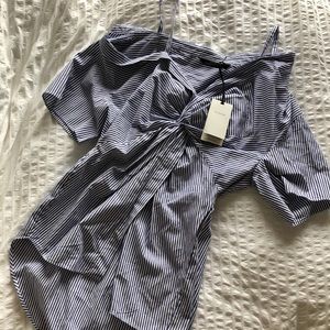 Zara - knotted shirt with thin straps